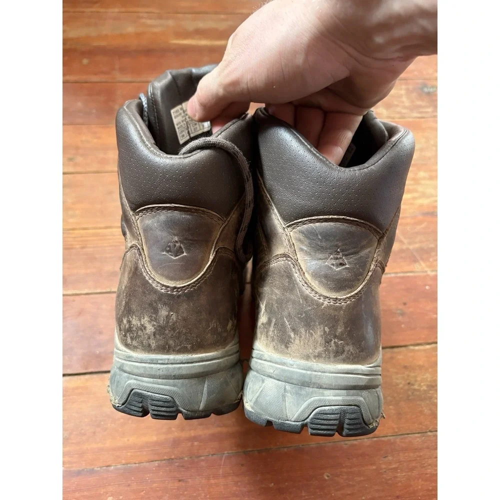 Vasque Men's Boots 9M GTX Hiking Brown Leather US Gore-Tex Vibram Vintage